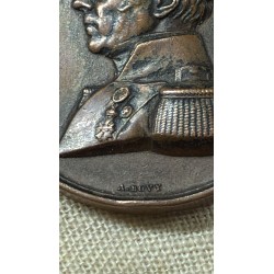 Schweizer Bronzemedaille zum Gedenken an den Sonderbundskrieg von 1847