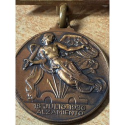 Die „Medalla del Alzamiento y Victoria“ ist eine spanische Auszeichnung zum Gedenken an den Bürgerkrieg.