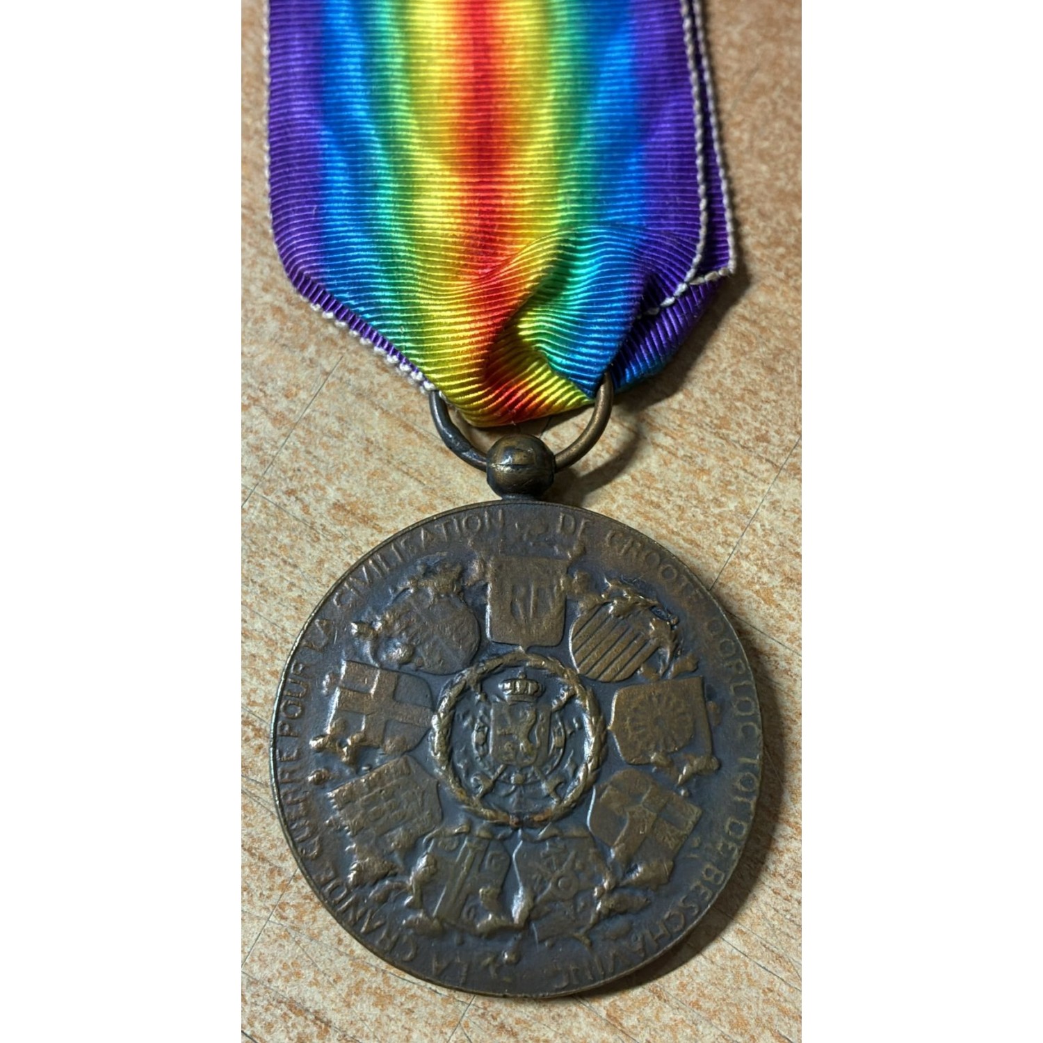 Medaglia Interalleata della Vittoria belga del 1914-1918