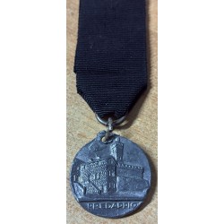 Commemorative medal of Predappio, birthplace of the Duce Benito Mussolini