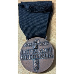 Medaglia commemorativa Repubblica Sociale Italiana Lotta Antiguerriglia 1944