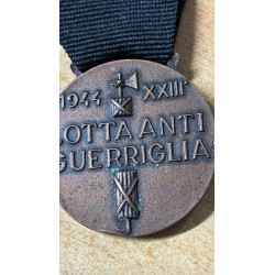 Medaglia commemorativa Repubblica Sociale Italiana Lotta Antiguerriglia 1944