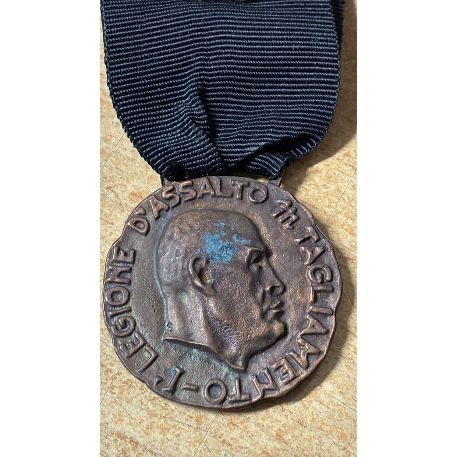 Medaglia commemorativa Legione d Assalto TAGLIAMENTO Repubblica Sociale Italiana