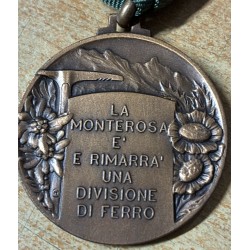 Gedenkmedaille zur Gründung der Alpinen Division MONTEROSA 1944–1984