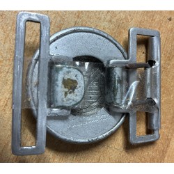 Aluminum belt buckle for firefighters of the province of Saxony.
