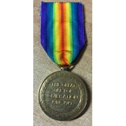 Die britische Siegesmedaille des Ersten Weltkriegs  1914  1919