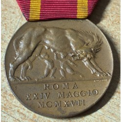 Roma 24 Maggio  1917 IL COMUNE AI BENEMERITI ORGANIZZAZIONE CIVILE MEDAGLIA Regia Zecca