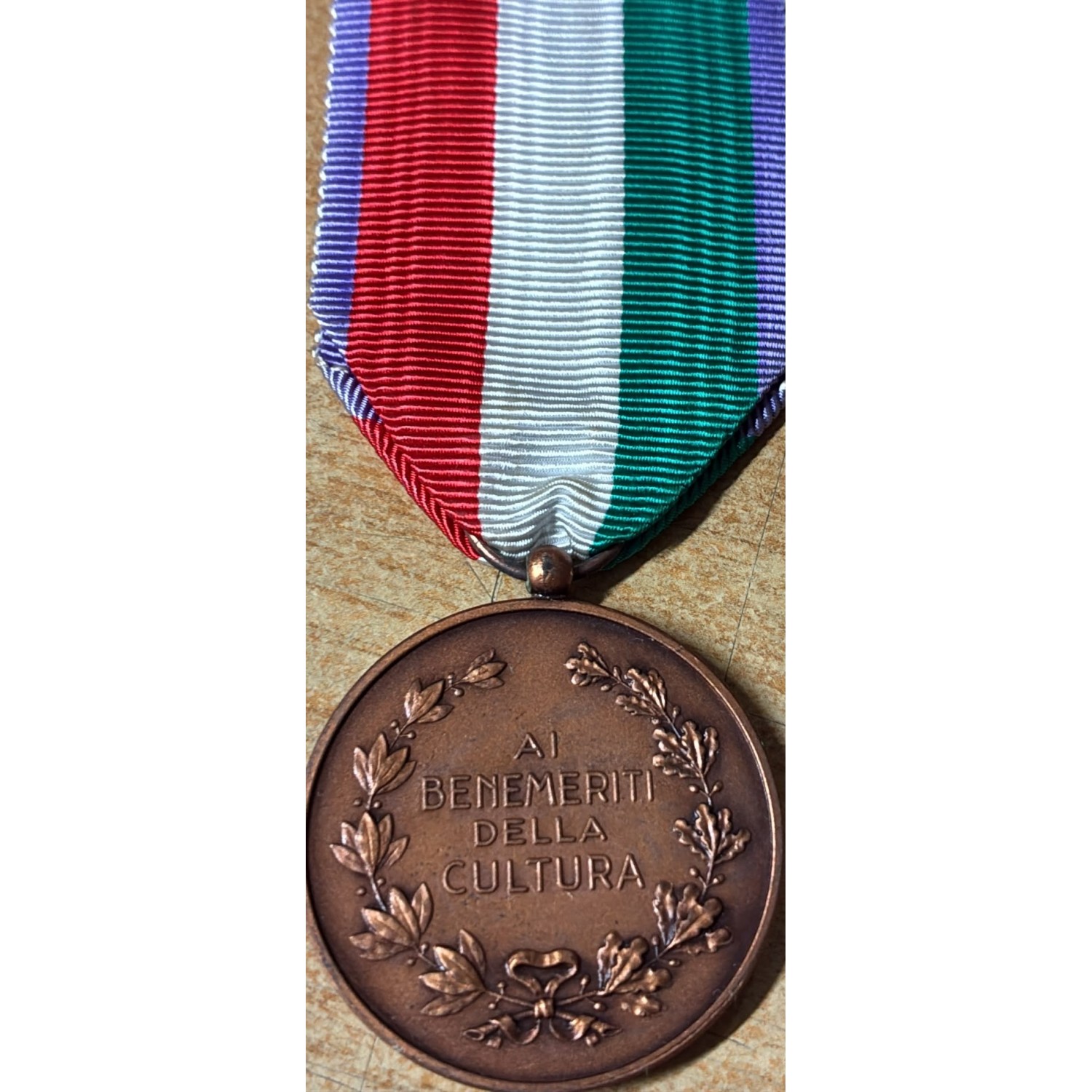Medaille der Italienischen Republik für Verdienste um die Kultur
