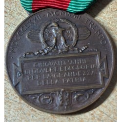 Bronze Medal 50th Anniversary of the Constitution of the Alpine Corps 1922 TRENTO