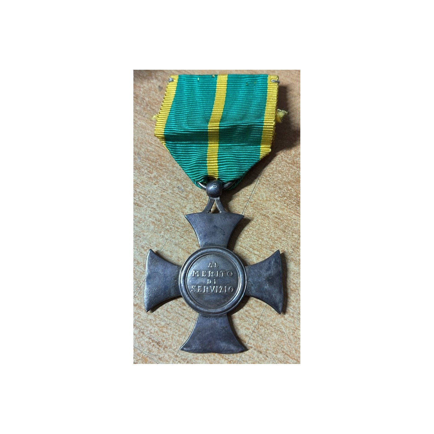 Italian Silver Cross of Merit for Revenue Police
