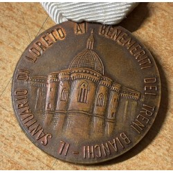 Medaglia Ai Benemeriti dei Treni Bianchi  UNITALSI 
Madonna di Loreto Lourdes