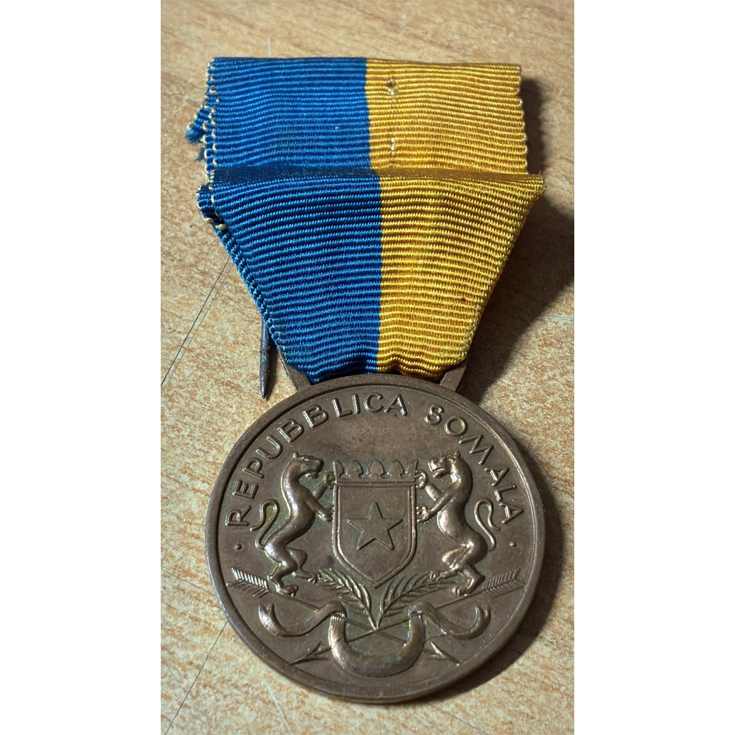 Medaglia in bronzo Campagna SOMALO ETIOPICA Gennaio Aprile 1964 Medaglia Al Valor Militare e Civile