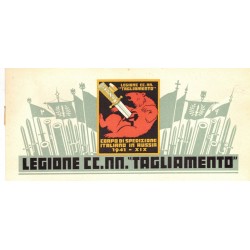 Attestato per la concessione del  distintivo da reduce della Legione CCNN Tagliamento  Campagna del  Fronte Russo