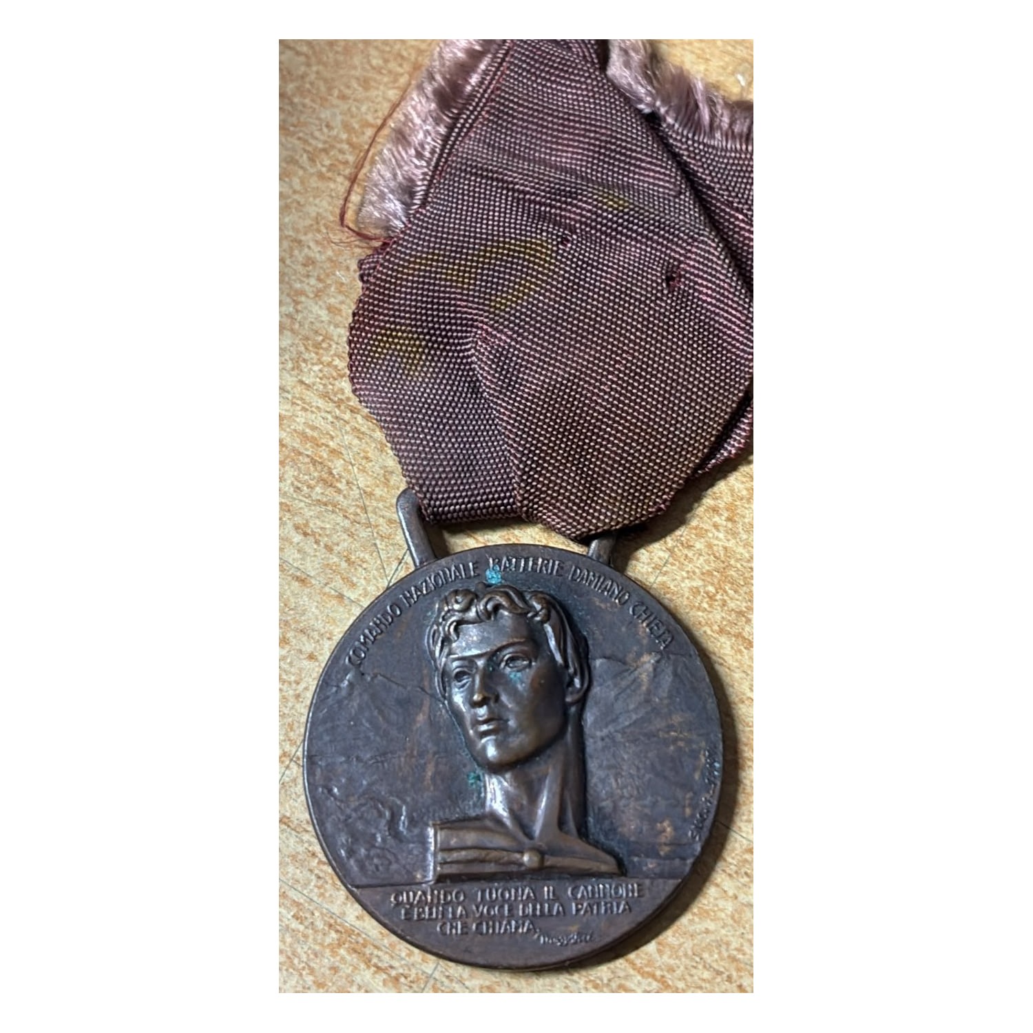 Medaglia del VI Raduno Artiglieri d'Italia VENEZIA 22 maggio 1938