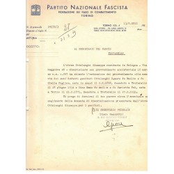Interessantissimo lotto di documenti sulla discriminazione dopo le Leggi Razziali del 1938