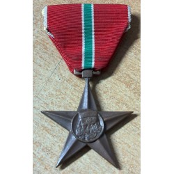 Medaglia in bronzo partigiana Stella Brigate Garibaldi