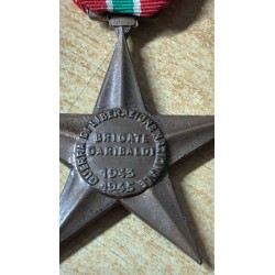 Partisan Bronze Medal Star of Merit Garibaldi Brigades