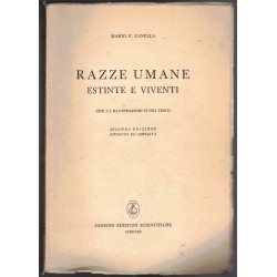 Libro Razze Umane di Mario F. Canella  Sansoni Edizioni Scientifiche Firenze