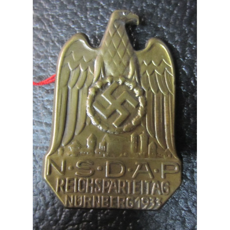 NSDAP Reichsparteitag Nurnberg 1933. Hollow tombac