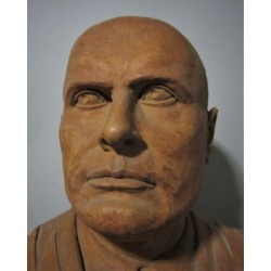 Busto ceramica Duce Benito Mussolini 