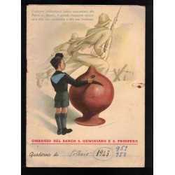 Quaderno scolastico anni 30...