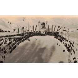 Quadro ritratto del Duce Benito Mussolini a Cortina d Ampezzo