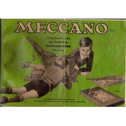 Bauanleitung für die MECCANO Ergänzungsbox Nr. 04, vollständig, ohne fehlende Seiten, der Gesamtzustand ist sehr gut