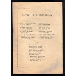 innario INNI  Opera Balilla Anno XIV EF