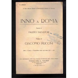 Inno a Roma di Fausto Salvatori musica di Giacomo Puccini