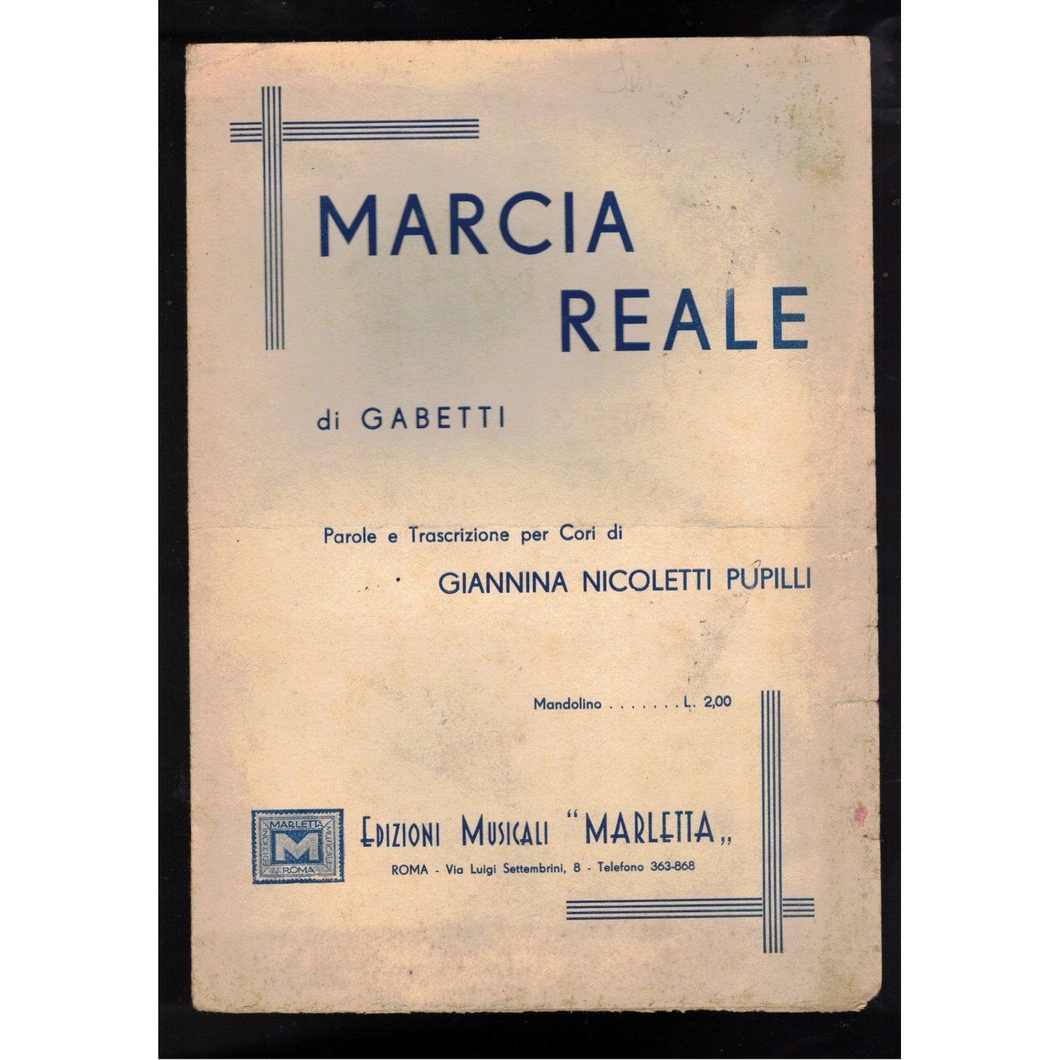Marcia Reale di Gabetti