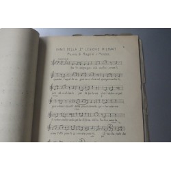 Canzoniere canti fascisti CANTI NOSTRI  1a Legione Artiglieria Marittima
