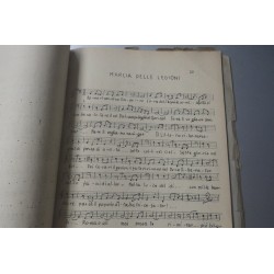 Canzoniere canti fascisti CANTI NOSTRI  1a Legione Artiglieria Marittima