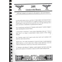 Calendario della memoria 2001 di Alessio Borraccino