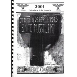 Calendario della memoria 2001 di Alessio Borraccino
