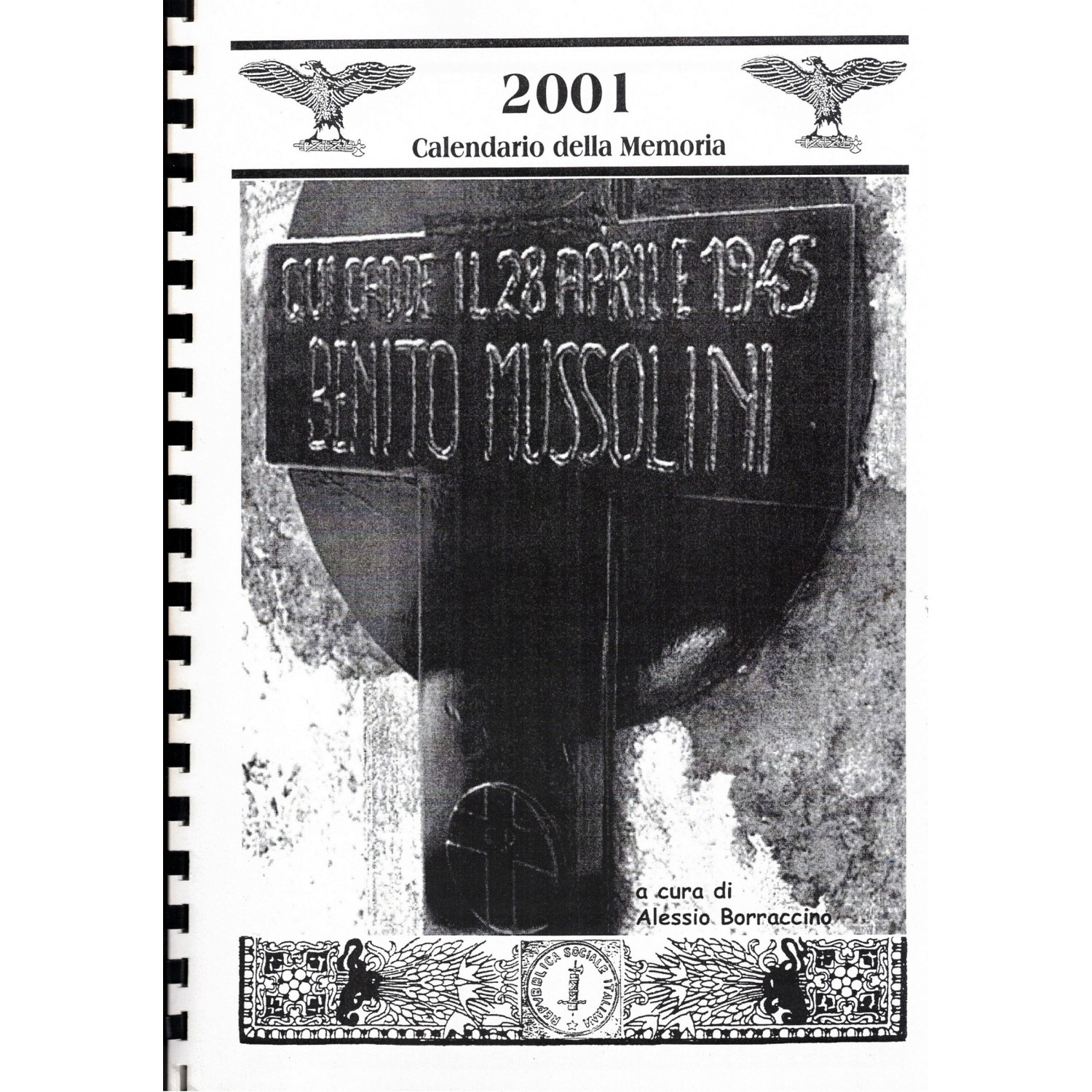 Calendario della memoria 2001 di Alessio Borraccino