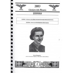 Calendario della memoria 2003 di Alessio Borraccino