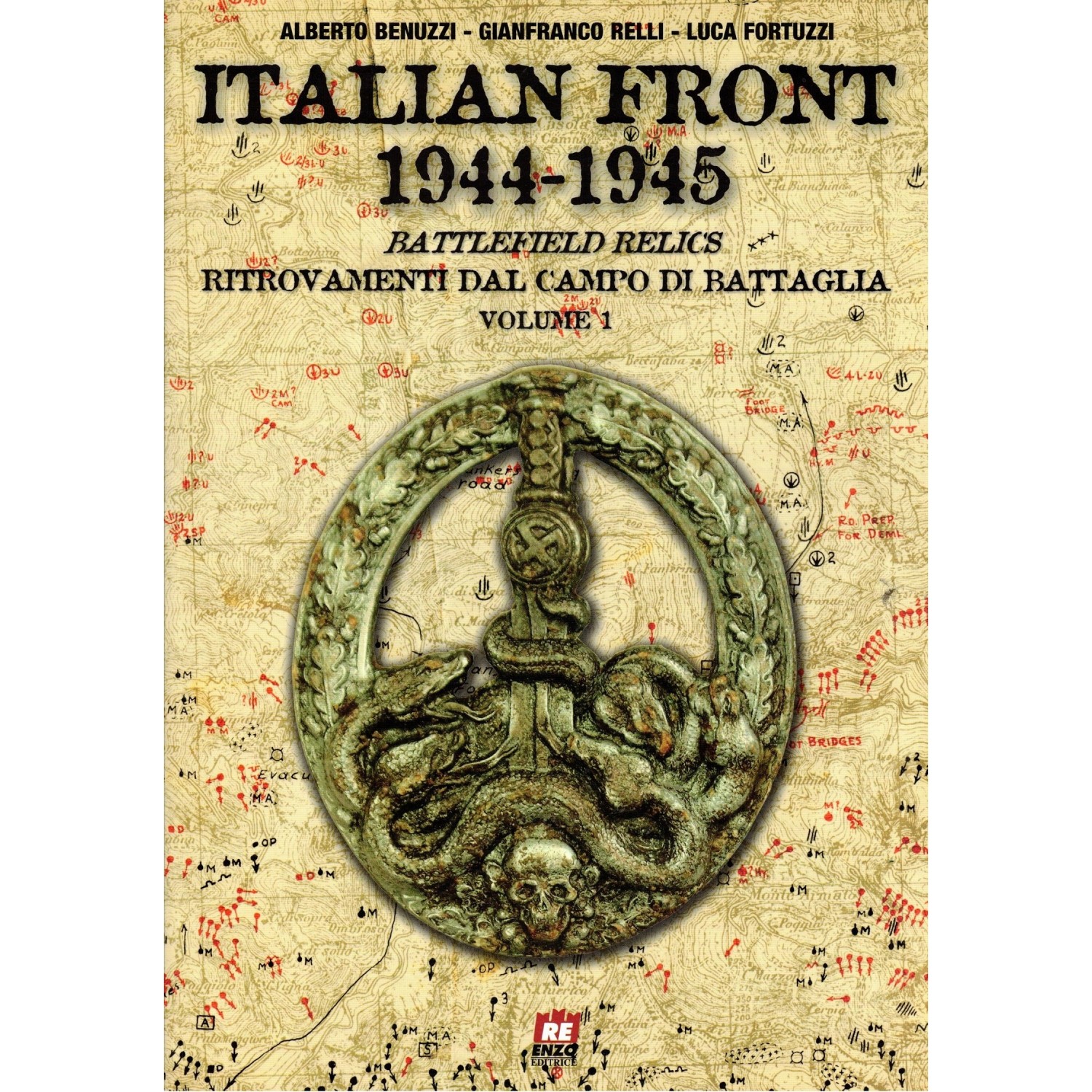 Libro Italian Front 1944 1945 Ritrovamenti dai campi di battaglia 1° Volume