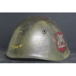 Elmetto M33 REPLICA per rievocatori Battaglione San Marco Repubblica Sociale