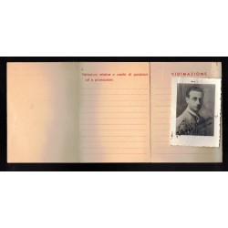 Tessera di riconoscimento Marina Repubblicana Repubblica Sociale Italiana 1944/45