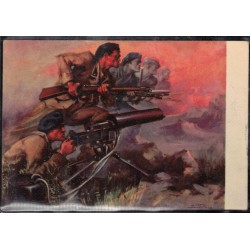 Cartolina OMS Stato Maggiore della Milizia Operazioni Militari in Spagna