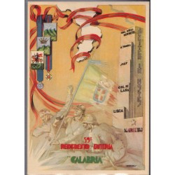 Cartolina reggimentale 59° Rgt Fanteria CALABRIA