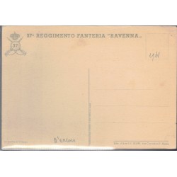 Cartolina reggimentale 37°...