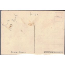 Cartolina rara Scuola di Polizia in  L Aquila