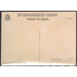 Cartolina reggimentale 11° Rgt Genio "Peritus Audax"