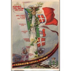 Cartolina reggimentale 14° rgt. Fanteria "PINEROLO"