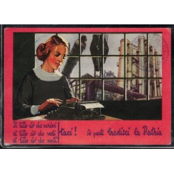 Cartolina di propaganda politica fascismo 1942