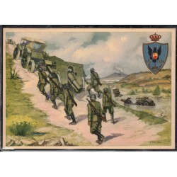 Cartolina reggimentale 10° Rgt. Artiglieria di Corpo d Armata Napoli