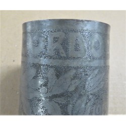 Bossolo lavorato ricordo di guerra 1916 - 1919 SKODA 75 mm