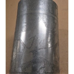 Bossolo lavorato ricordo di guerra 1916 - 1919 SKODA 75 mm