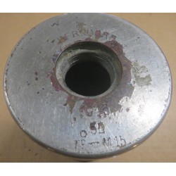 Bossolo lavorato ricordo di guerra 1916 - 1919 SKODA 75 mm